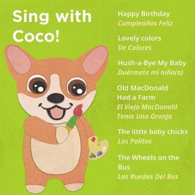 img 1 attached to Coco Learns Spanish: Musical Spanish Books for Kids; Libros en Español para Niños; Bilingual Children's Books & Baby Toys; Juguetes para Niños, Niñas y Bebes de 2 Meses a niños de 8 años; Volume 3