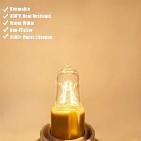 img 3 attached to 💡 High-performance AC120V Dimmable Halogen with Microwave Tolerance - Explore Now!
