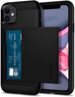 📱 spigen slim armor cs iphone 11 case (2019) - black logo