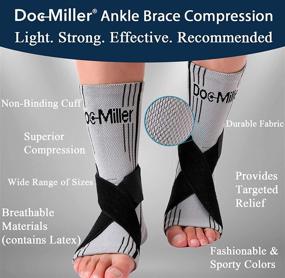 img 2 attached to Doc Miller Ankle Compression Sleeve Occupational Health & Safety Products