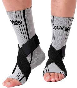 img 4 attached to Doc Miller Ankle Compression Sleeve Occupational Health & Safety Products