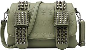 img 1 attached to RainboSee Shoulder Top Handle Handbag Satchel Women's Handbags & Wallets