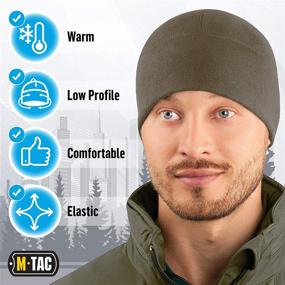 img 2 attached to 🎩 Army Military Tactical Fleece Watch Cap - Winter Skull Cap Beanie Hat by M-Tac