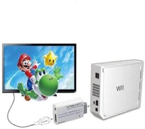 img 2 attached to Улучшите игровой опыт на Wii с конвертером J-Tech Digital JTD-WII-HDMI Wii в HDMI - выход HD 720P/1080P, адаптер для увеличения видео и аудио (белый)