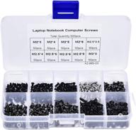 500pcs laptop computer screws replacement kit: compatible with lenovo, asus, thinkpad, msi, samsung, hp, dell, acer, toshiba, and more logo
