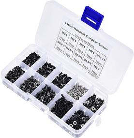 img 1 attached to 500Pcs Laptop Computer Screws Replacement Kit: Compatible with Lenovo, ASUS, Thinkpad, MSI, Samsung, HP, Dell, Acer, Toshiba, and More