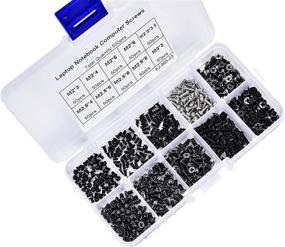img 3 attached to 500Pcs Laptop Computer Screws Replacement Kit: Compatible with Lenovo, ASUS, Thinkpad, MSI, Samsung, HP, Dell, Acer, Toshiba, and More
