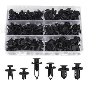 img 4 attached to 🔩 Ginsco 102pcs Bumper Push Fasteners: Ultimate Replacement Kit with 6.3mm, 8mm, 9mm, 10mm Rivet Clips & Expansion Screws