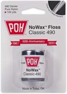 🦷 poh unwaxed dental floss 100 yards (12 packs of 100yds) logo