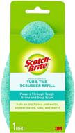 scotch-brite shower scrubber 🚿 refill: effortlessly restore shower sparkle! logo