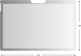 img 1 attached to 🔒 Усовершенствованный магнитный экран конфиденциальности Amazon Basics для Microsoft Surface Pro 4-6 | Тонкий дизайн, антибликовое покрытие и фильтр синего света