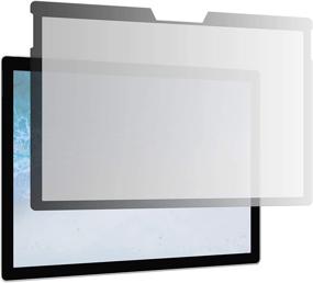img 4 attached to 🔒 Enhanced Amazon Basics Magnetic Privacy Screen for Microsoft Surface Pro 4-6 | Slim Design, Anti-Glare, and Blue Light Filter