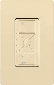 img 2 attached to 🔽 Lutron Caseta PD-FSQN-IV Ivory Ceiling Fan Speed Control Switch: Smart Home Compatible with Alexa, Apple HomeKit, and Google Assistant