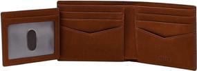 img 1 attached to Fossil Men's Bifold Wallet in Black - Essential Men's Accessories for Wallets, Card Cases & Money Organizers