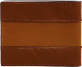 img 4 attached to Fossil Men's Bifold Wallet in Black - Essential Men's Accessories for Wallets, Card Cases & Money Organizers