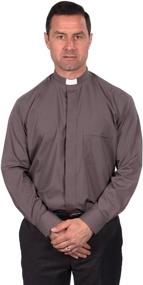img 4 attached to 👔 Reliant Mens Clergy Shirt Collar: Superior Quality Men's Clothing