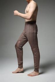 img 2 attached to Heavy-Weight Four-Layer Thermal Underwear Bottoms Pants for Men by Jianai