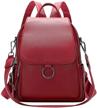 altosy leather backpack convertible shoulder women's handbags & wallets for fashion backpacks logo