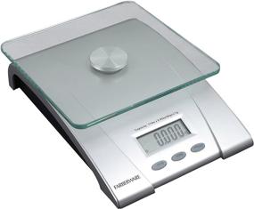 img 4 attached to 🔢 Farberware 11-Pound Electronic Glass Kitchen and Food Scale - Silver (Model: 5083276)