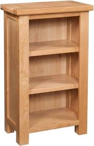 img 3 attached to KendyOak Dorset Bookcase Rustic Hardwood