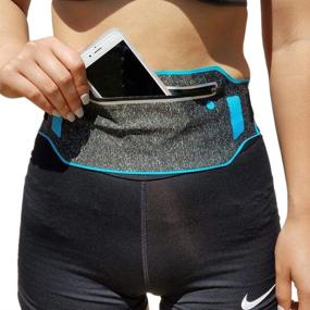 img 2 attached to Flip Belt Running Belt Pro: Ultimate Accessory for Phone Holder & Workout - Belt Pouch with Headphone Hole