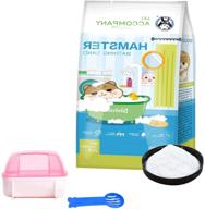 🐹 premium hercocci hamster bathing sand set for clean and happy small pets - includes shovel for easy grooming logo