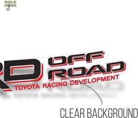 img 3 attached to Набор из 2-х наклеек TRD Offroad для кузова Tacoma, наклейки 4x4 Racing Development (Оригинал)