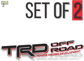 img 2 attached to Набор из 2-х наклеек TRD Offroad для кузова Tacoma, наклейки 4x4 Racing Development (Оригинал)