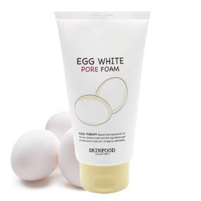 img 4 attached to 🥚 Egg White Foam Cleanser by Skinfood - Tightens and Minimizes Pores - Ideal for Oily and Sensitive Skin, 5.0 fl oz