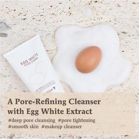 img 3 attached to 🥚 Egg White Foam Cleanser by Skinfood - Tightens and Minimizes Pores - Ideal for Oily and Sensitive Skin, 5.0 fl oz