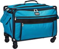 🧵 tutto 9224tma sewing machine on wheels case in turquoise, 25 x 18.5 x 13 inches logo