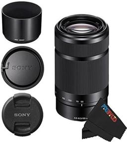 img 2 attached to Объектив Sony E-Mount 55-210 мм F / 4.5-6.3 для камер Sony E-Mount с салфеткой для чистки из микрофибры PixiBytes (черный) - комплектная сделка
