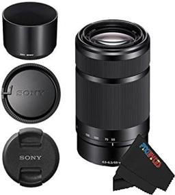 img 4 attached to Объектив Sony E-Mount 55-210 мм F / 4.5-6.3 для камер Sony E-Mount с салфеткой для чистки из микрофибры PixiBytes (черный) - комплектная сделка