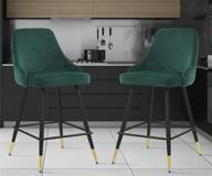 табуреты modern velvet backrest kitchen логотип