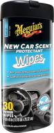 🚗 meguiar’s g4200 new car scent protectant wipes: enhanced freshness for your vehicle, 30 wipe pack logo