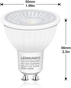 img 3 attached to 💡 Industrial Electrical GU10 LED Bulbs: Spotlight Equivalents