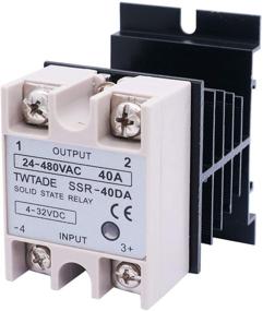img 4 attached to 💡 TWTADE SSR 40A 3-32V DC to 24-380V AC Solid State Relay