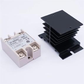 img 2 attached to 💡 TWTADE SSR 40A 3-32V DC to 24-380V AC Solid State Relay