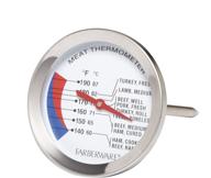 accurate farberware meat thermometer: one size stainless steel for precision cooking logo