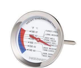 img 3 attached to Accurate Farberware Meat Thermometer: One Size Stainless Steel for Precision Cooking