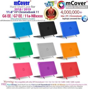 img 1 attached to MCover Chromebook Laptops Compatible Pre 2018 Laptop Accessories for Bags, Cases & Sleeves