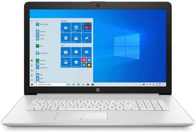 img 4 attached to 💻 Новый 2020 HP 17-by3063st 17.3" HD+ Ноутбук, Intel i3-1005G1, 8 ГБ ОЗУ, 128 ГБ SSD + 1 ТБ HDD, Windows 10, Серебристый