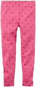 img 1 attached to 🌸 Carter's Little Floral Leggings for Toddler Girls' Clothing - Stylish Leggings with Floral Design