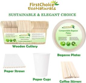 img 2 attached to Biodegradable Wooden Coffee Stirrers - Eco-friendly Disposable Option