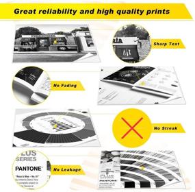 img 2 attached to 🖨️ V4INK 4PK Совместимый картридж с тонером CF248A, черный для HP 48A, для использования в принтере HP Pro M15w, M15a, M16w, M16a, MFP M29w, M29a, M28w, M28a