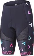 🚴 ultimate comfort and performance: women cycling shorts 4d gel with no-slip belt and breathable fabric логотип