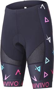 img 4 attached to 🚴 Ultimate Comfort and Performance: Women Cycling Shorts 4D Gel with No-Slip Belt and Breathable Fabric