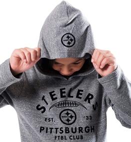img 2 attached to Ultra Game Pittsburgh Steelers Sweatshirt Boys' Clothing