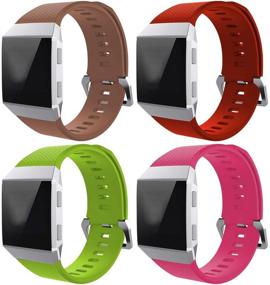 img 3 attached to Сменные сменные браслеты Fitbit, совместимые с Fcloud