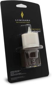 img 1 attached to Discover Luminara Flameless Candle Nightlight: Unmatched Real-Flame Effect Technology, Dusk to Dawn Auto Switch On/Off, Safe for Families, Kids, and Pets